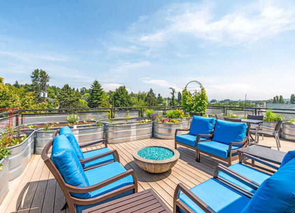 Rooftop Lounge at The Corydon, Seattle
