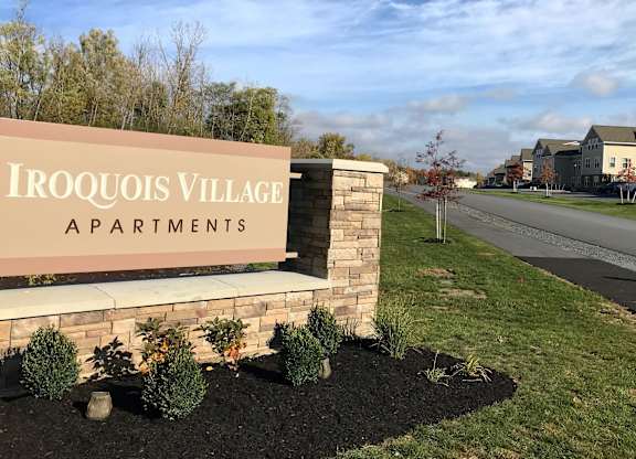 Property Sign at Iroquois Village, Niskayuna