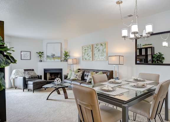 Modern Dining Room at Heather Ridge Apartments, Westland, MI