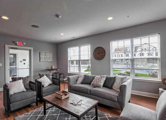 Living Room at Iroquois Village, New York, 12309