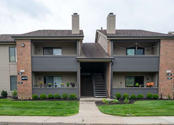 Front Exterior View at Pine Ridge Apartments, Rochester Hills, Michigan