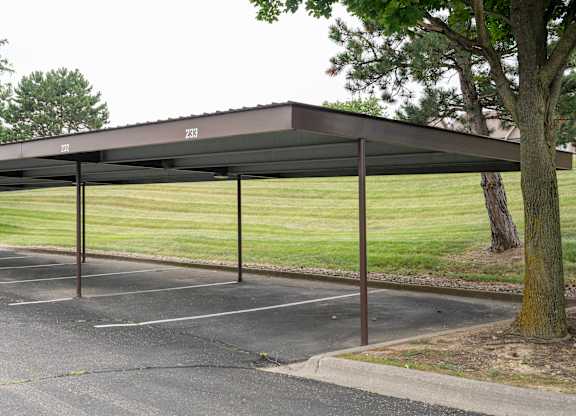 Parking Lot at Pine Ridge Apartments, Rochester Hills