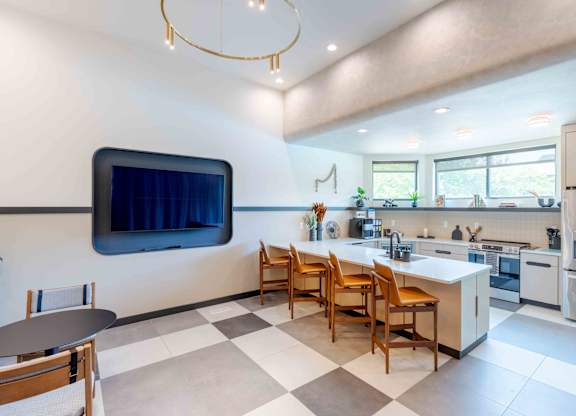 Clubhouse Kitchen at Woodland Meadows, Clinton Township, MI