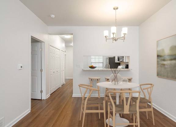Bright Dining Room at Woodland Meadows, Clinton Township, Michigan