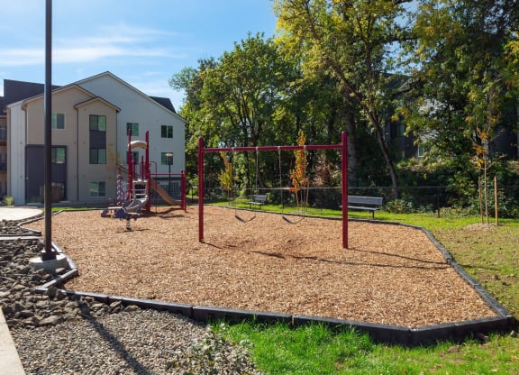 our apartments have a playground for your kids to play