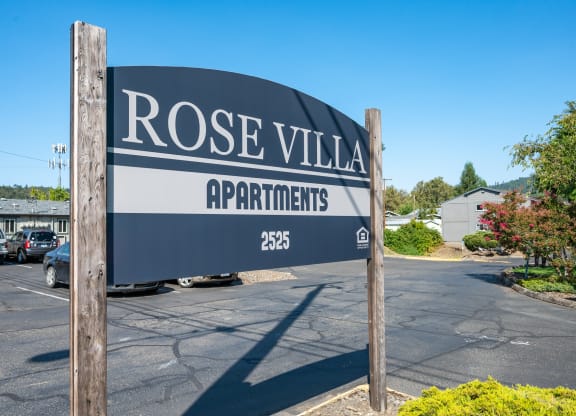 Rose Villa Monument Sign