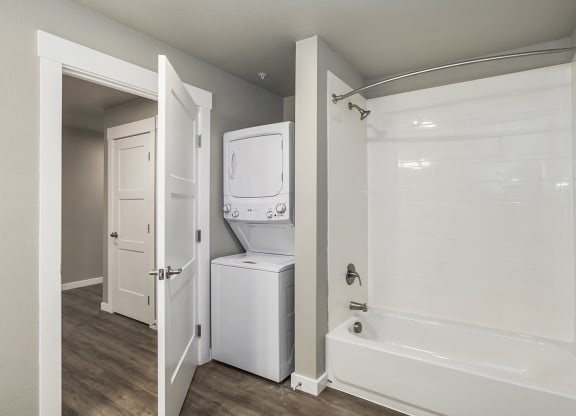 laundry room and bathroom