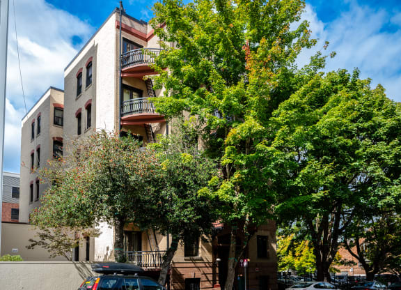 the building in which the apartment is located