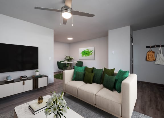 Spruce Park_ Living/Dining Room