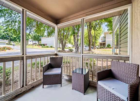 Balcony And Patio at Brandemere Apartment Homes, Winston Salem, NC