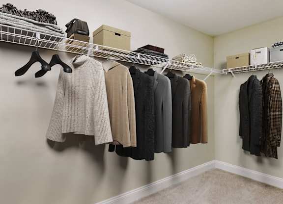 Walk-In Closets And Dressing Areas at Brandemere Apartment Homes, Winston Salem, North Carolina