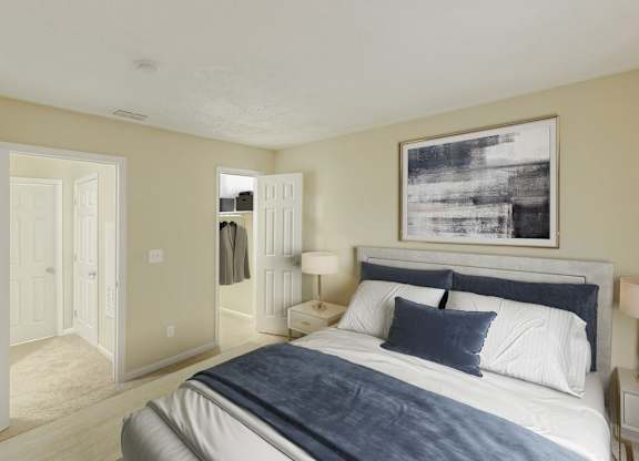 Large Bedroom at Brandemere Apartment Homes, Winston Salem, NC