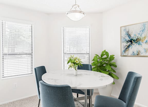 Dining Room at Bridges at Mallard Creek Apartment Homes, Charlotte, NC