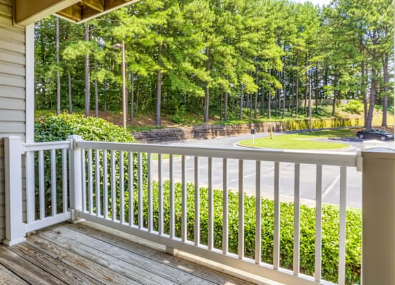 Large Balcony at Bridges at Mallard Creek Apartment Homes, Charlotte, NC