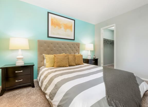 Lavish Bedroom at Bridges at Mallard Creek Apartment Homes, Charlotte, NC