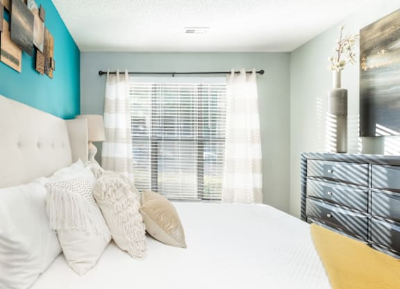Large Comfortable Bedrooms at Bridges at Mallard Creek Apartment Homes, Charlotte, NC, 28269