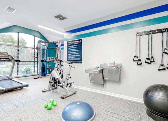 Yoga Studio at Bridges at Mallard Creek Apartment Homes, Charlotte, North Carolina