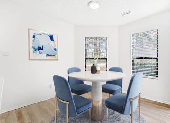 Well Lite Dining Room at Bridges at Mallard Creek Apartment Homes, Charlotte, 28269
