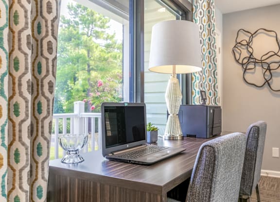 Work Space at Bridges at Mallard Creek Apartment Homes, Charlotte, North Carolina