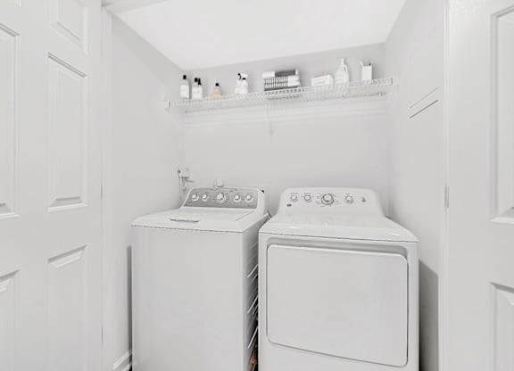 Washer Dryer In Unit at Caveness Farms Apartments, Wake Forest North Carolina 