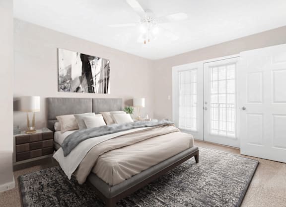 Gorgeous Bedroom at Caveness Farms Apartments, Wake Forest North Carolina 