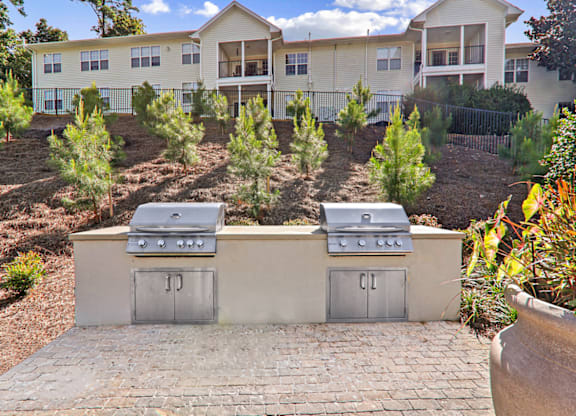 Grill Stations at Caveness Farms Apartments, North Carolina, 27587