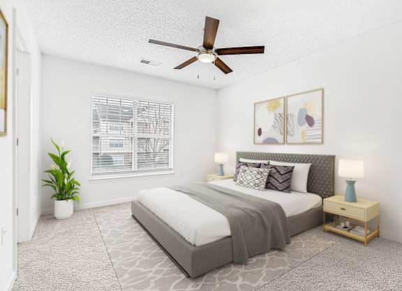 Spacious Bedroom at The Grayson Apartment Homes, Charlotte, North Carolina