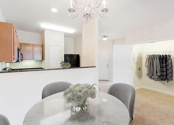 Elegant Dining Area at Ashley Court Apartments, Charlotte