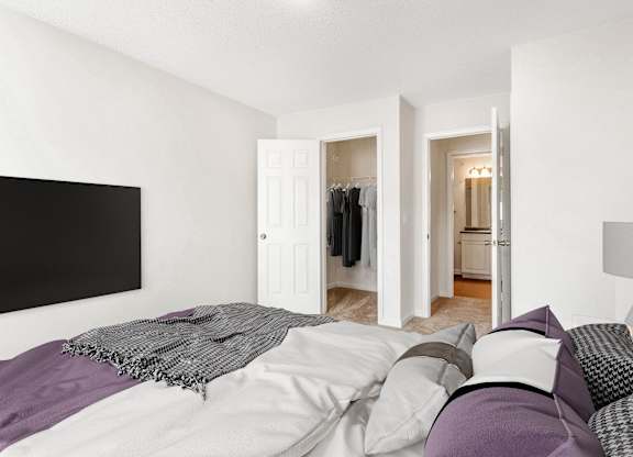 Gorgeous Bedroom at The Grayson Apartment Homes, Charlotte, North Carolina