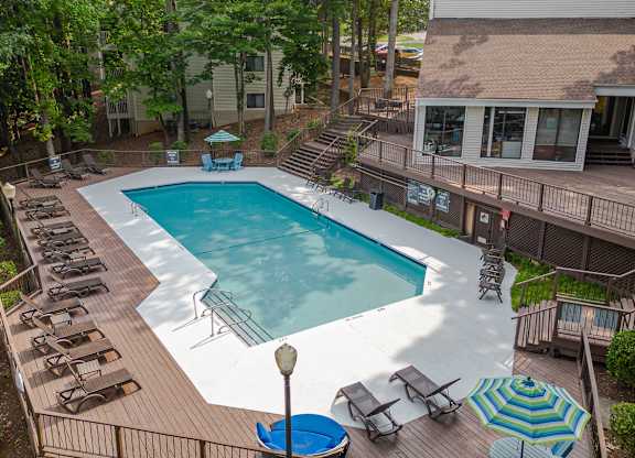 swimming pool with sundeck