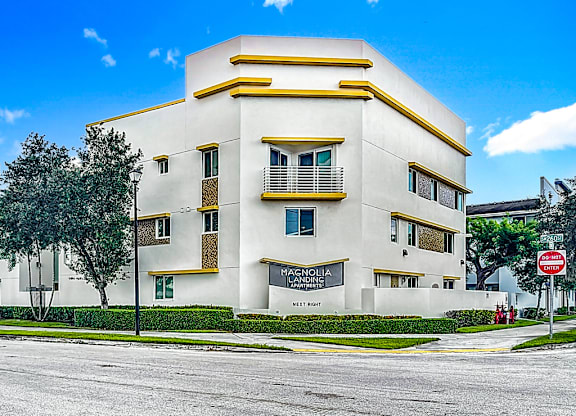 exterior of apartment building