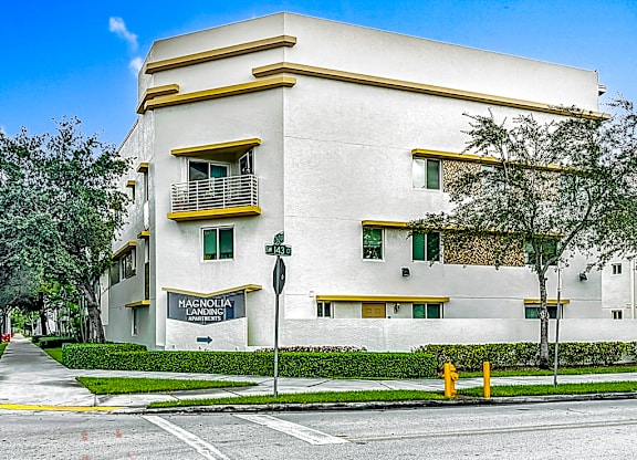 exterior of apartment building
