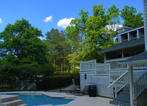 Hot Tub And Pool at Woodland Park Apartment Homes, Greensboro, North Carolina