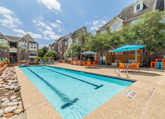 swimming pool with sundeck
