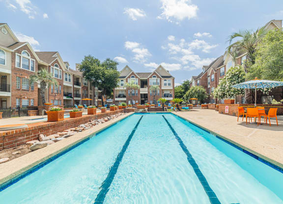 swimming pool with sundeck