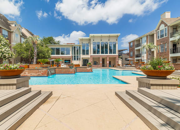 swimming pool with sundeck