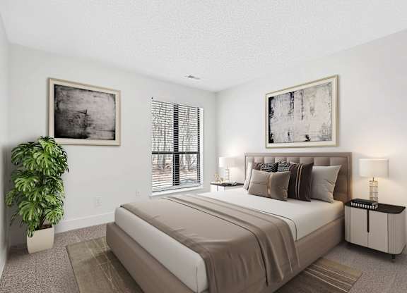 Large Bedroom at Woodlyn on the Green Apartment Homes, Cary, NC, 27513
