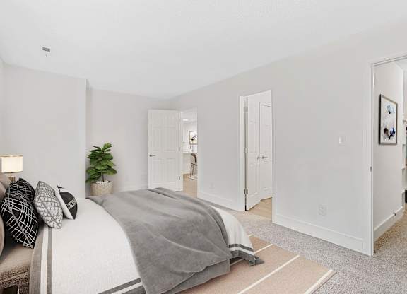 Bedroom With Closets at Woodlyn on the Green Apartment Homes, Cary, NC