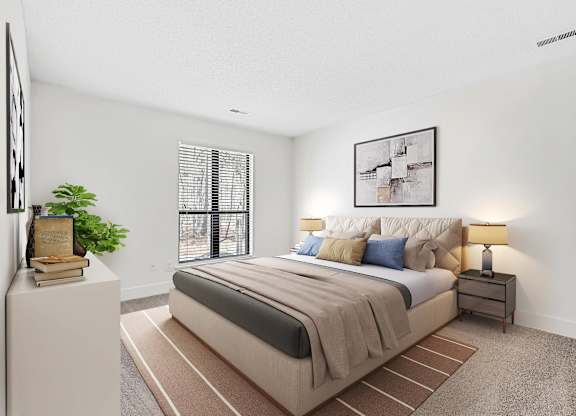 Large Comfortable Bedrooms at Woodlyn on the Green Apartment Homes, North Carolina