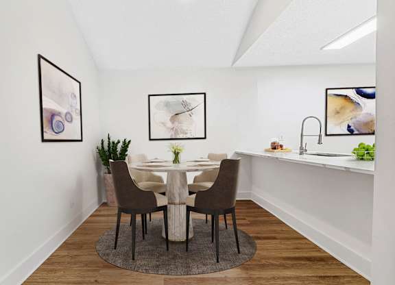 Elegant Dining Space at Woodlyn on the Green Apartment Homes, Cary