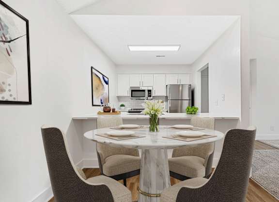 Elegant Dining Space at Woodlyn on the Green Apartment Homes, Cary, NC