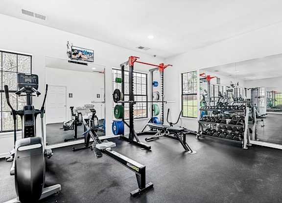Gym at Woodlyn on the Green Apartment Homes, Cary, NC