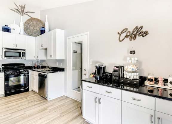 Modern Kitchen at Woodlyn on the Green Apartment Homes, Cary, NC, 27513
