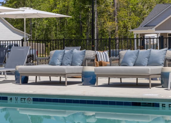 Swimming Pool with chairs