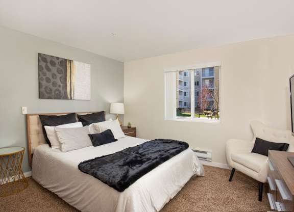 Gorgeous Bedroom at Camelot Apartment Homes, Everett, WA, 98204
