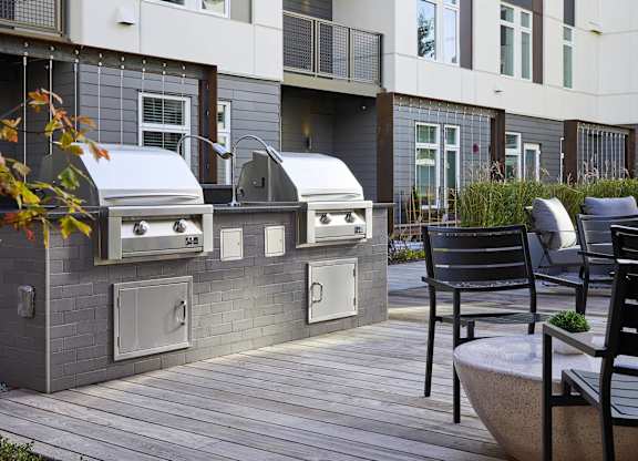 BBQs at Postmark Apartments, Shoreline, WA