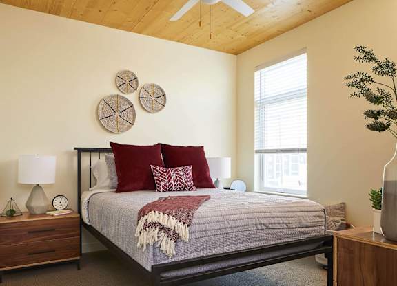 Spacious Bedroom at Postmark Apartments, Shoreline, WA