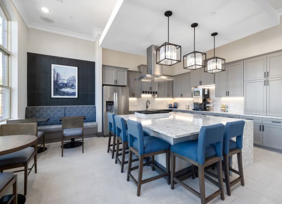 Clubhouse Demonstration Kitchen  at Griffin Weston, Cary