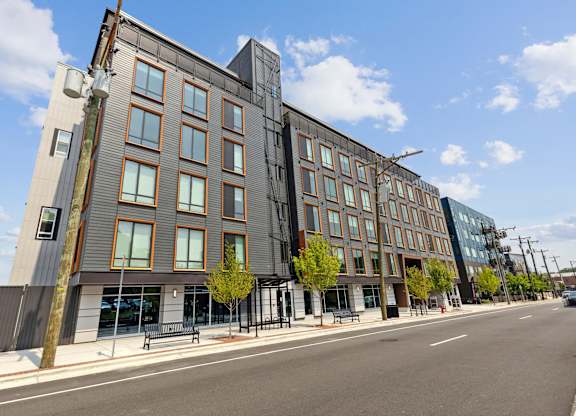 Mid-rise apartment exterior