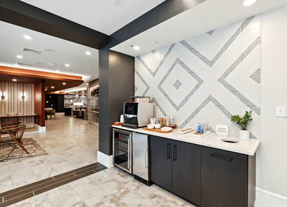 Clubroom coffee bar